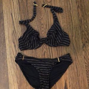Black and Gold Bikini